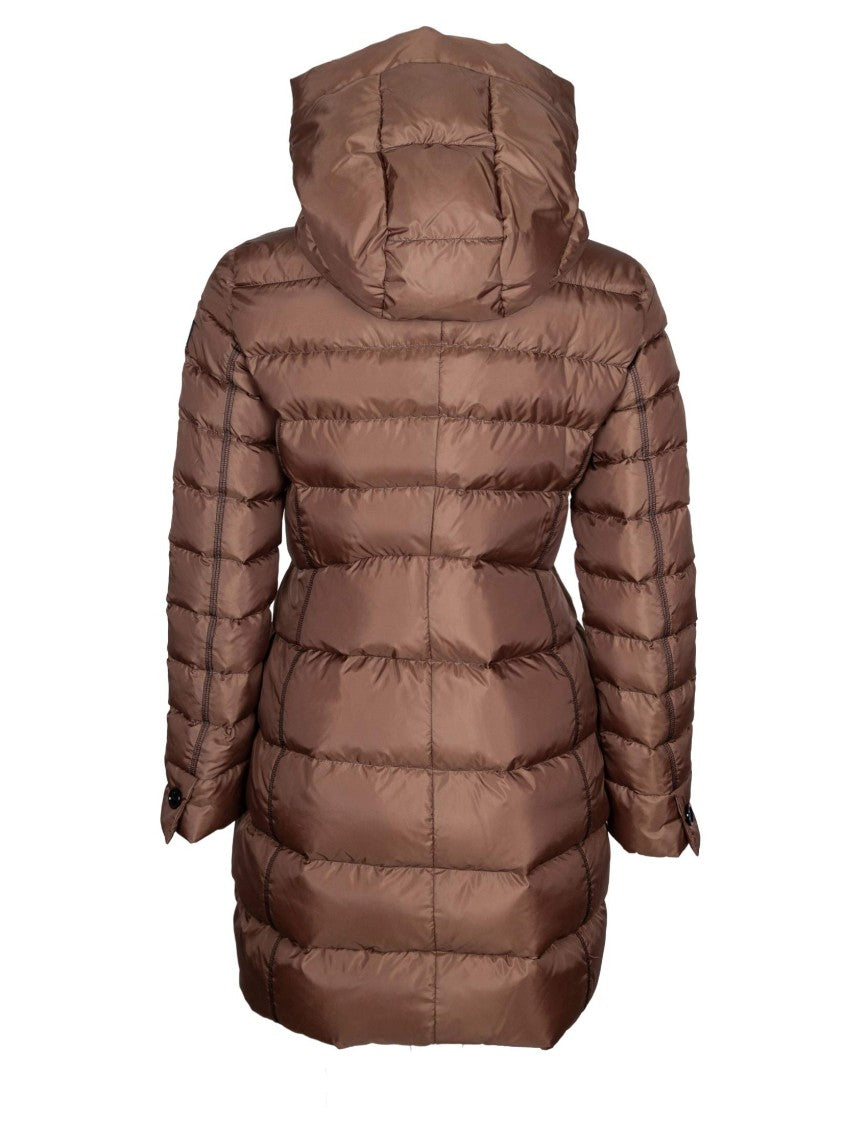 Peuterey Levaria Mqn Quilted Down Jacket In Recycled Polyester, Light Brown
