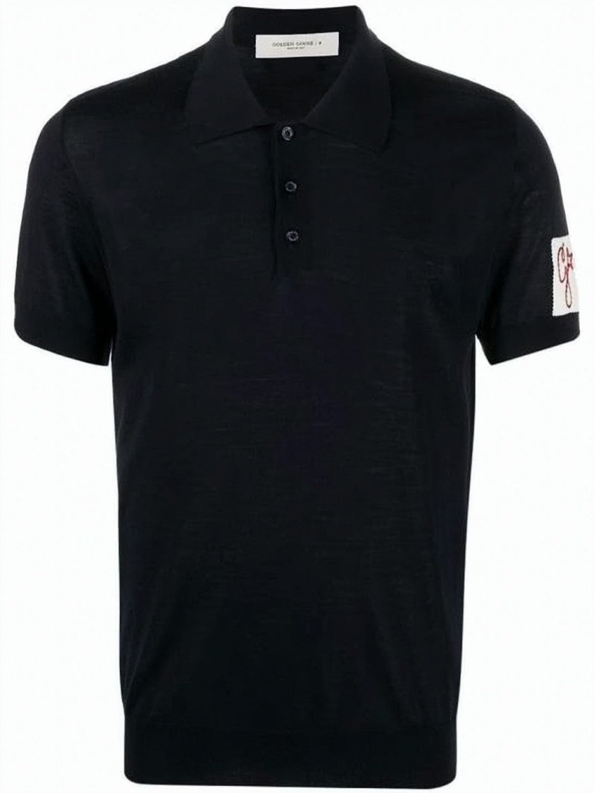 Golden Goose Short-Sleeve Polo Shirt With Classic Collar