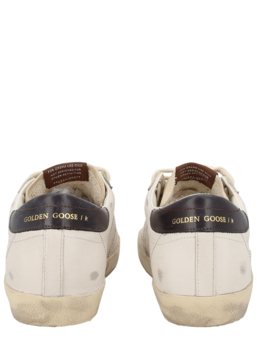 Golden Goose Low-Top Vintage-Inspired Distressed Leather Sneakers
