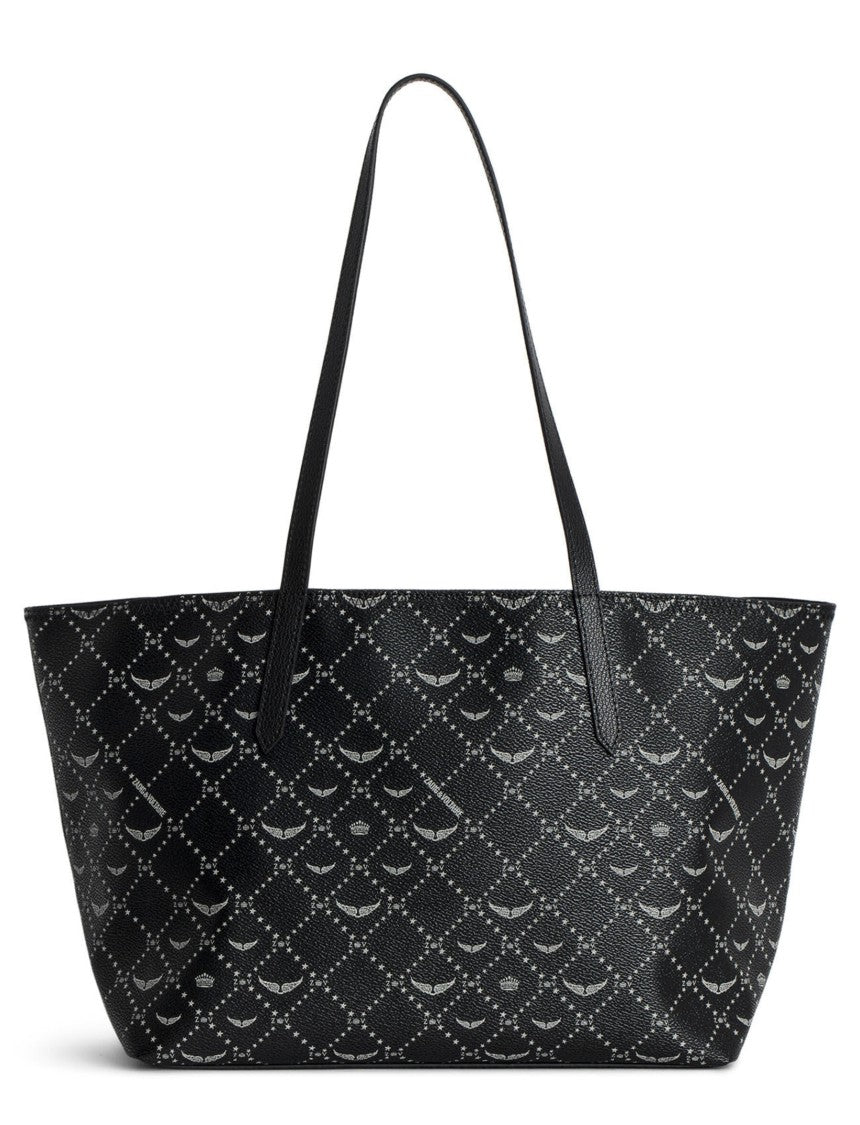 Zadig & Voltaire Monogrammed Tote Bag With Distinctive Design
