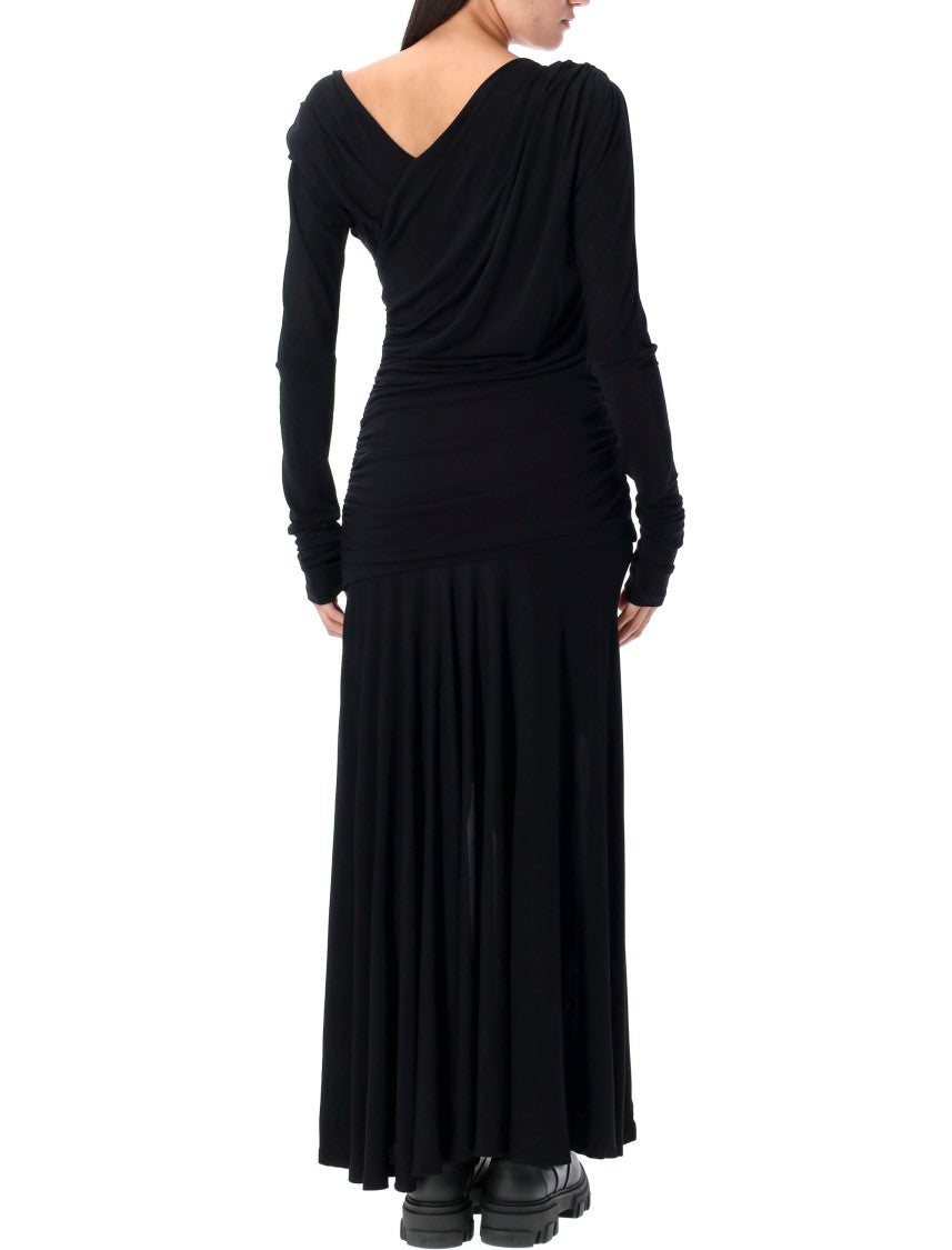 Ganni Ls Sleeve Dress