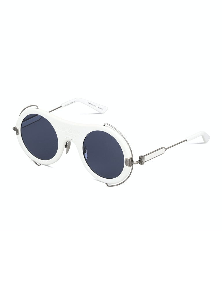 Calvin Klein Bold Oversized Round Sunglasses With Metal And Acetate Frame