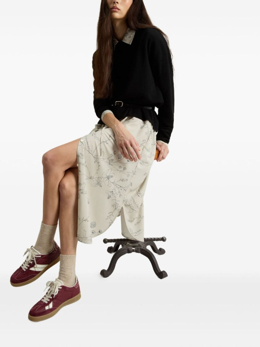 Woolrich Relaxed Fit Black Sweater With Crew Neckline