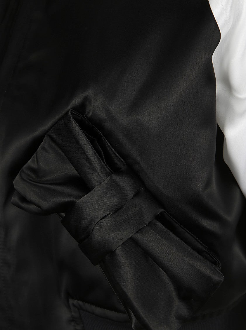 Comme Des Garçons Two-Tone Bomber Jacket