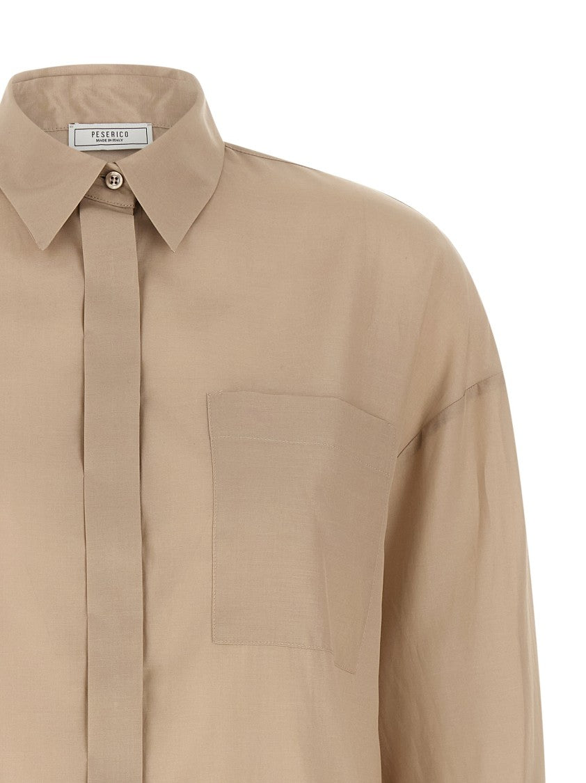 Peserico Asymmetric Hem Shirt