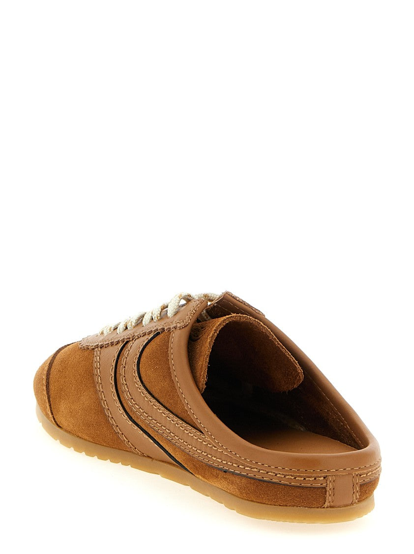 Dries Van Noten Suede Mules Sneakers