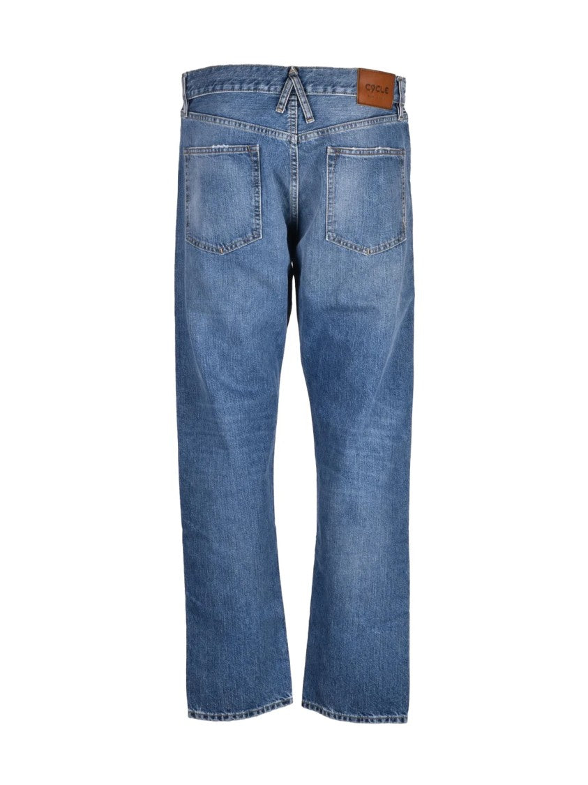 Cycle Blue Standard Cotton Jeans