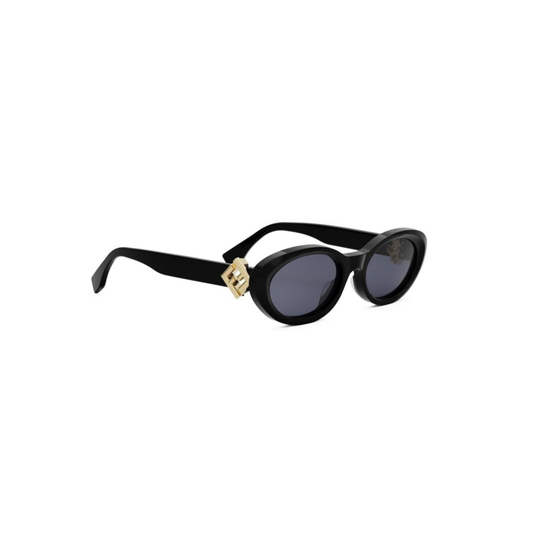 Fendi Fe40140u Oval Acetate Sunglasses