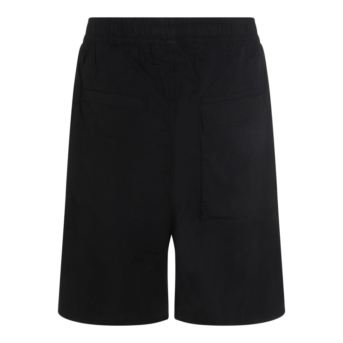 Thom Krom Black Cotton Elasticated Waist Shorts