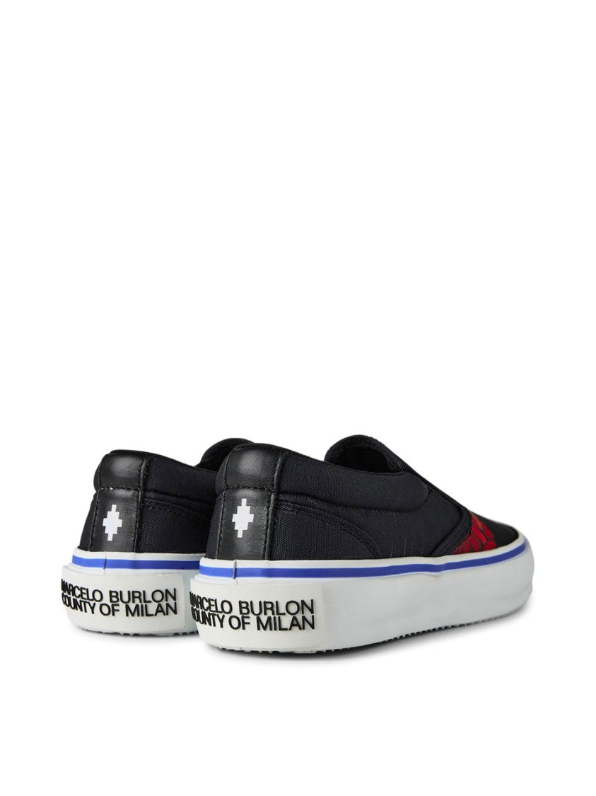 Marcelo Burlon Icon Wings Logo Slip-On Sneakers
