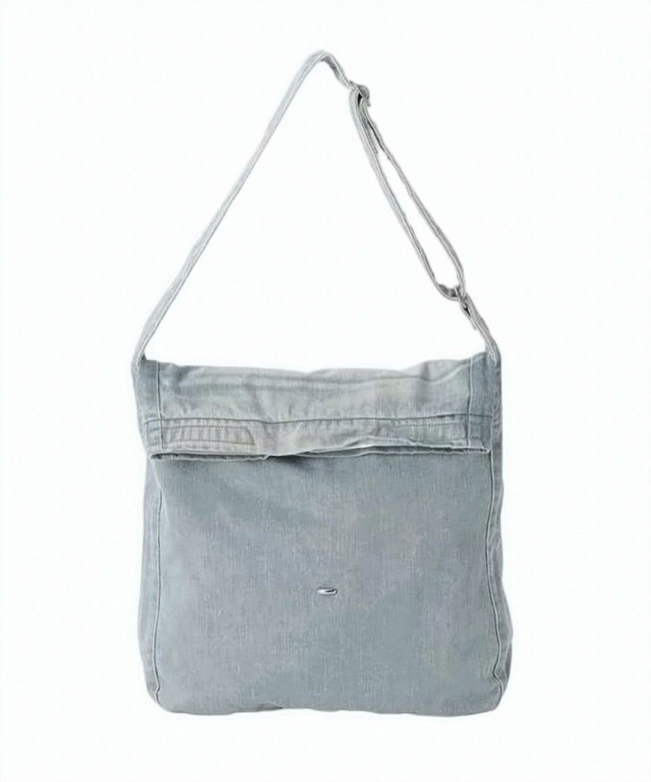 Our Legacy Rectangular Cotton Crossbody Bag With Adjustable Strap And Minimalist Design