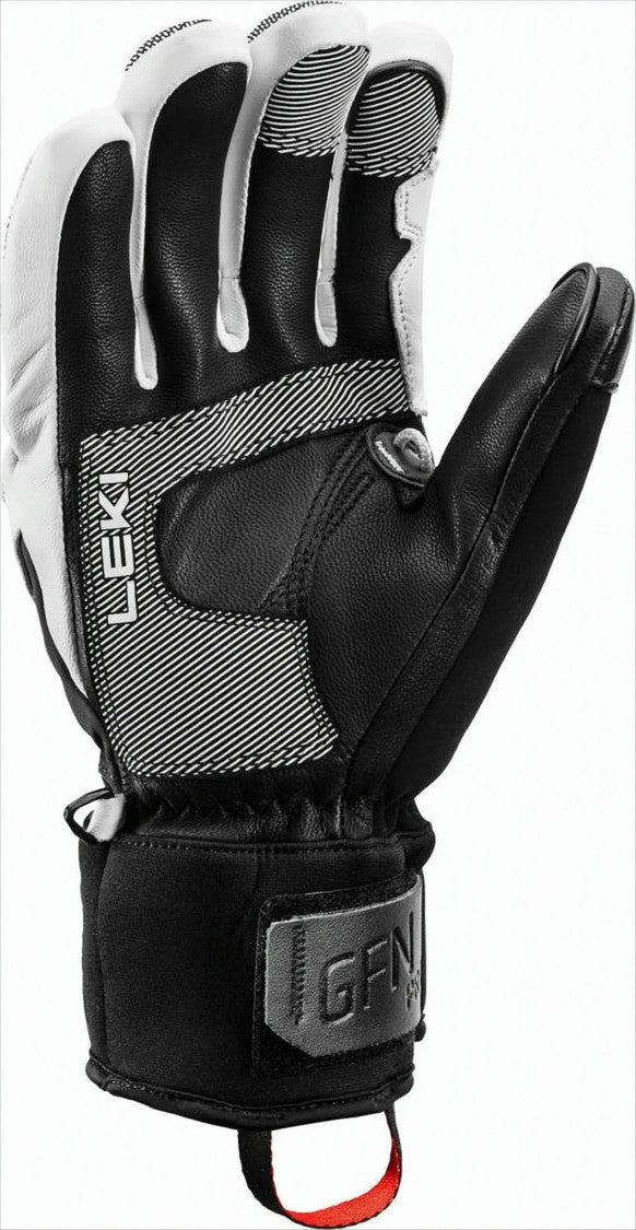 Leki Sporty Black Goat Leather Gloves