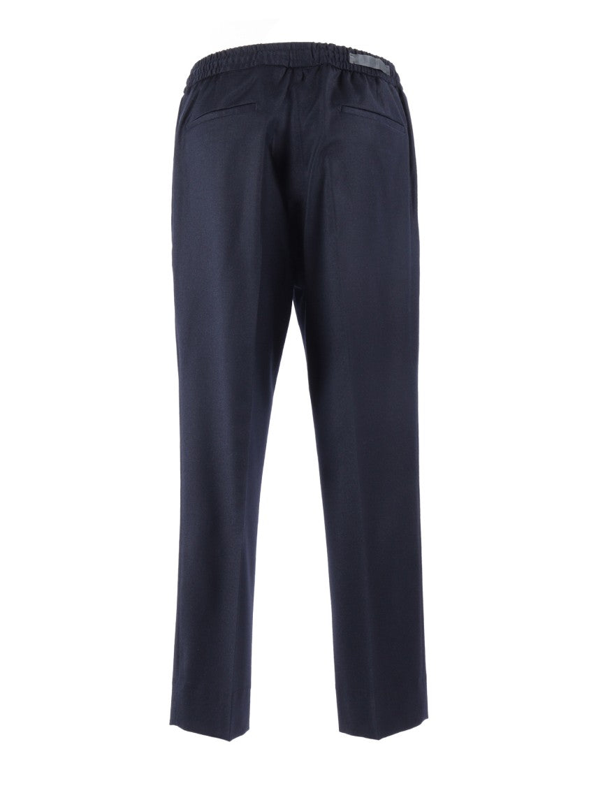 Briglia Straight-Leg Tailored Pants With Cropped Length