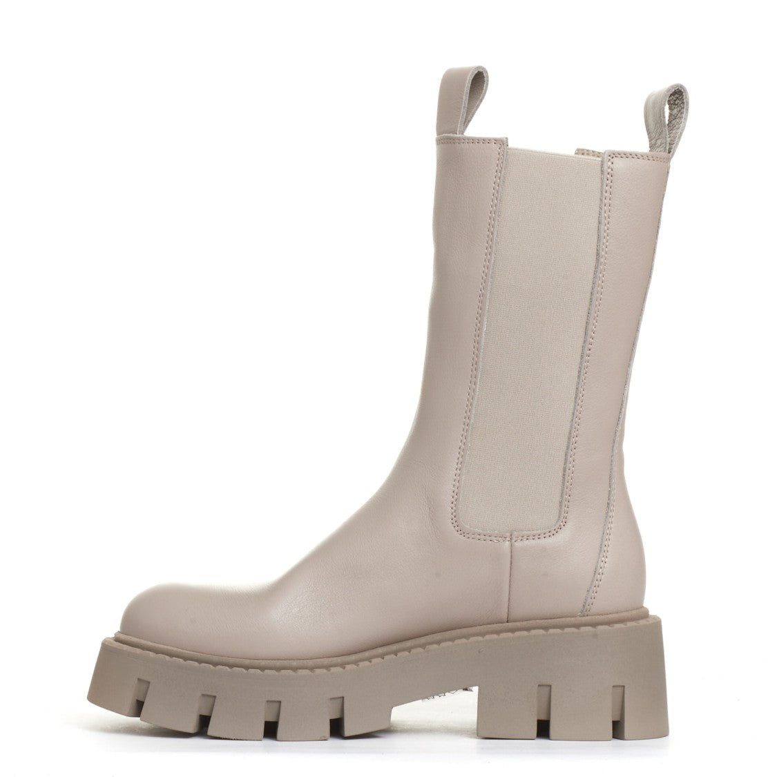 Copenhagen Chelsea Boot Tank Bottom Beige Leather