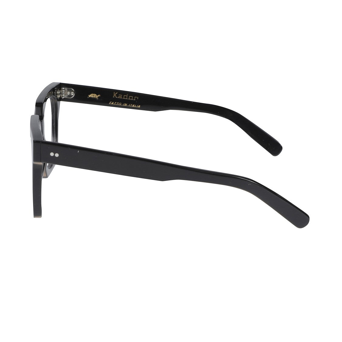 Kador Maya Oversized Square Frame Eyeglasses With Glossy Black Finish