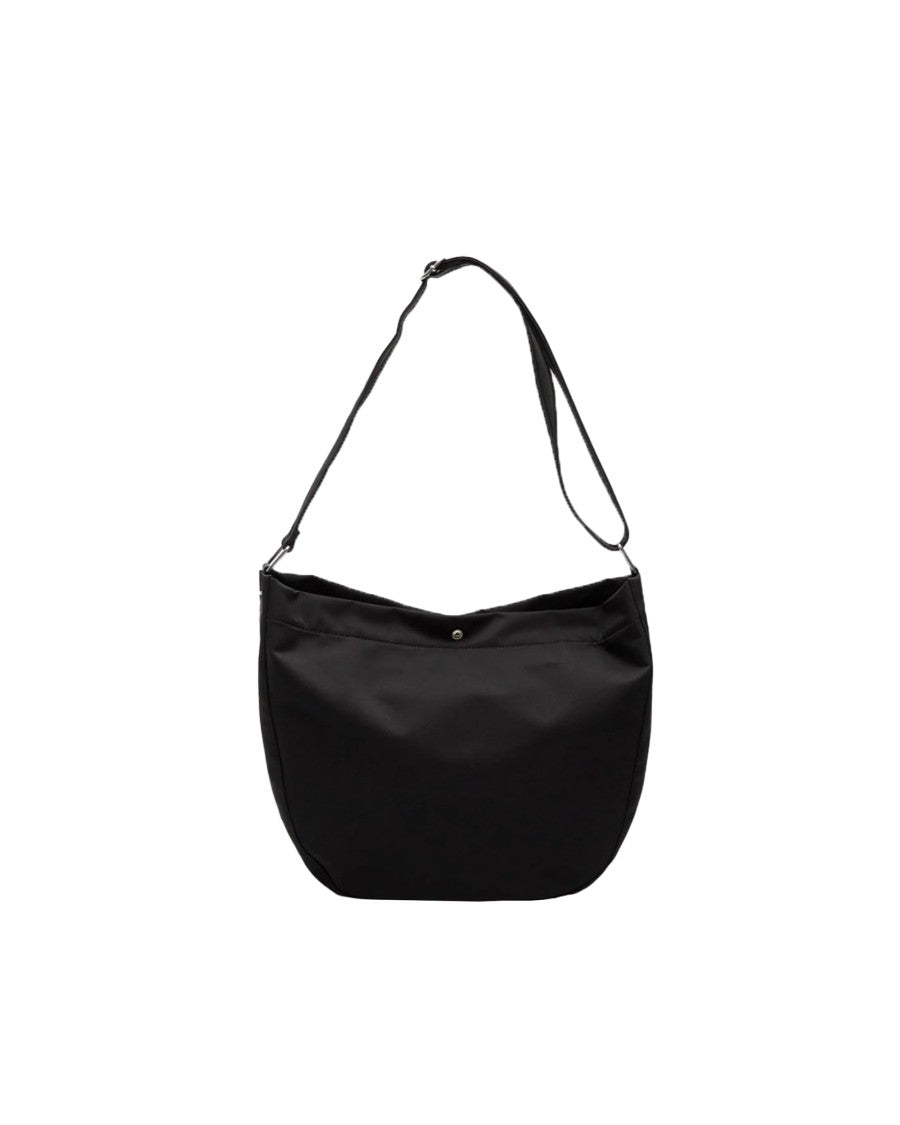 A.P.C. Compact Black Shoulder Bag With Adjustable Strap