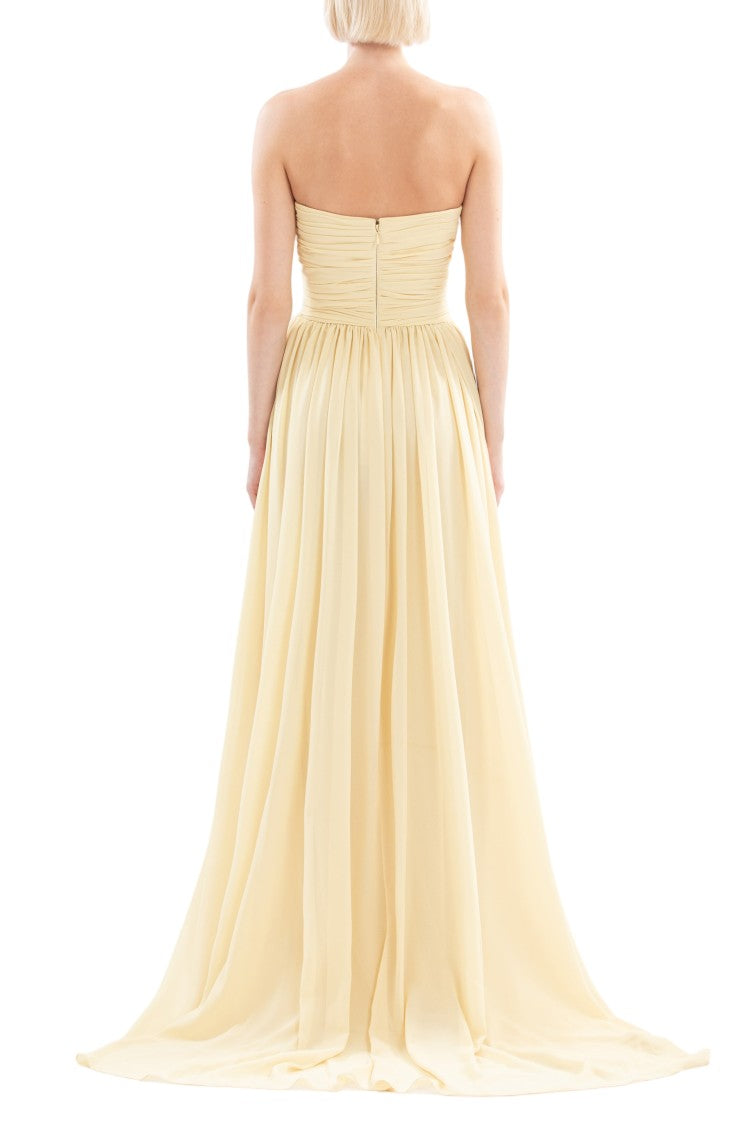 Saiid Kobeisy Long Gathered Dress