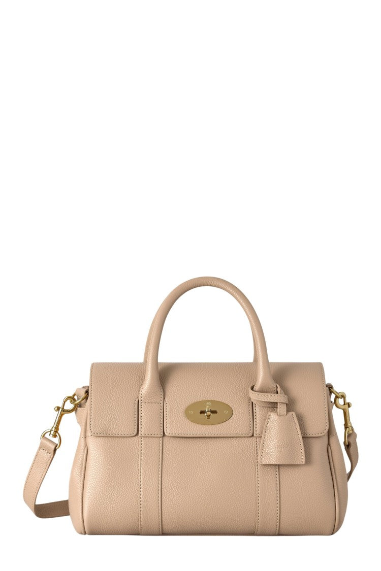 Mulberry Structured Small Bayswater Satchel With Gold-Toned Hardware