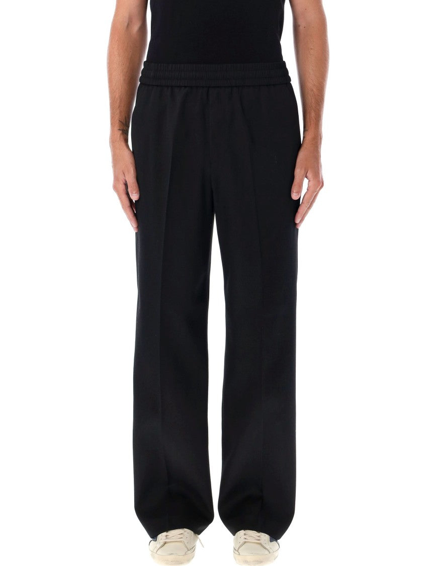 Golden Goose Wide-Leg Jogging Pants With Elastic Waistband And Iconic Star Detail