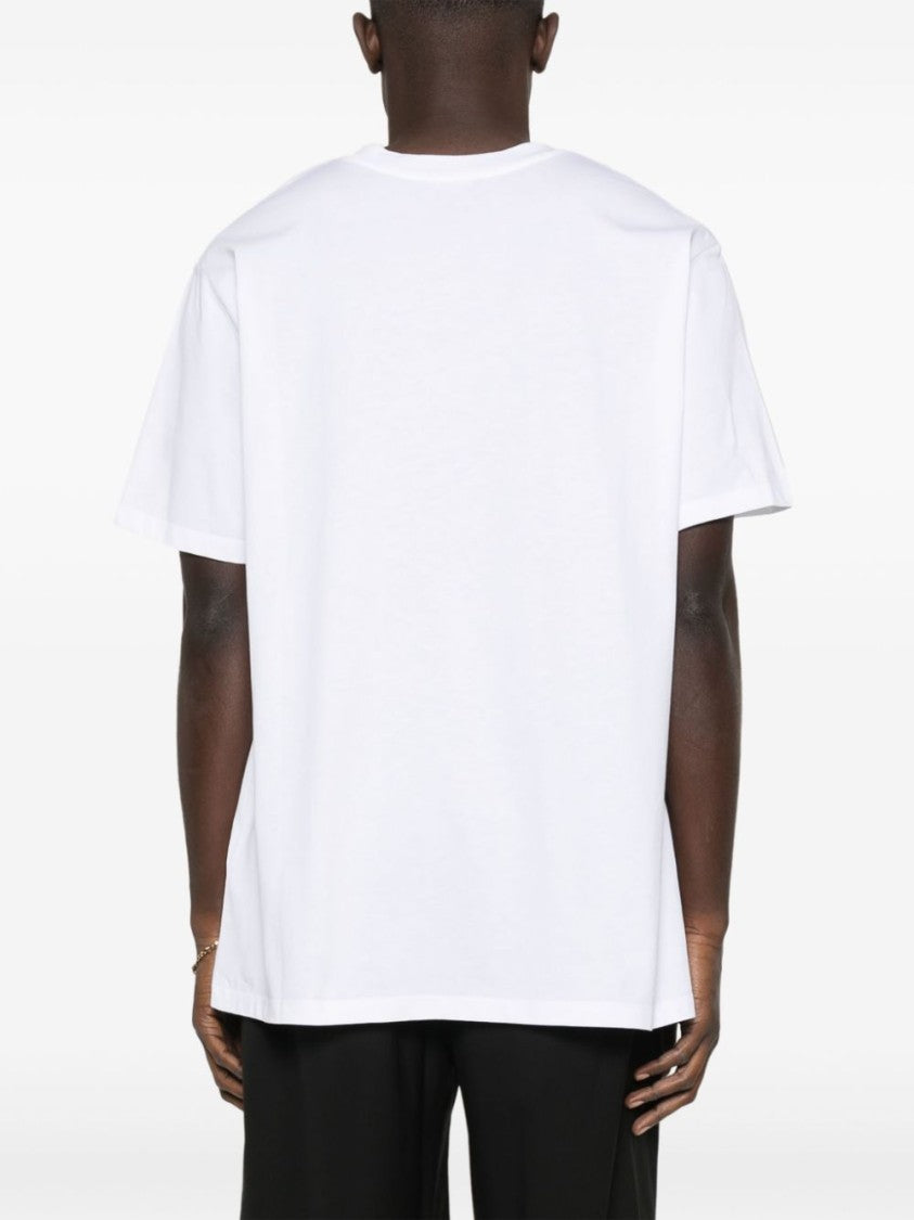 Balmain White Crew Neck T-Shirt