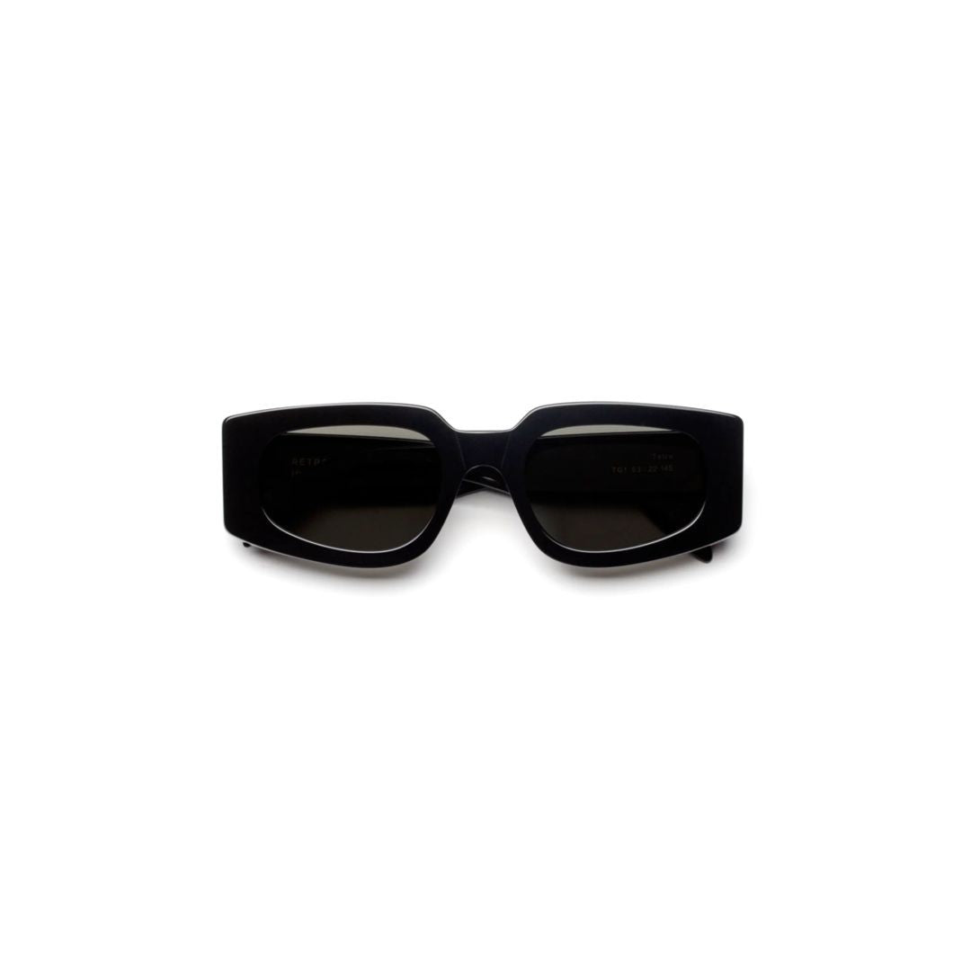 Retrosuperfuture Tetra Black Bold Rectangular Frame Sunglasses
