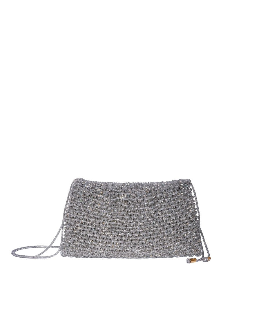 Hibourama Penelope Handcrafted Woven Crystal Bag