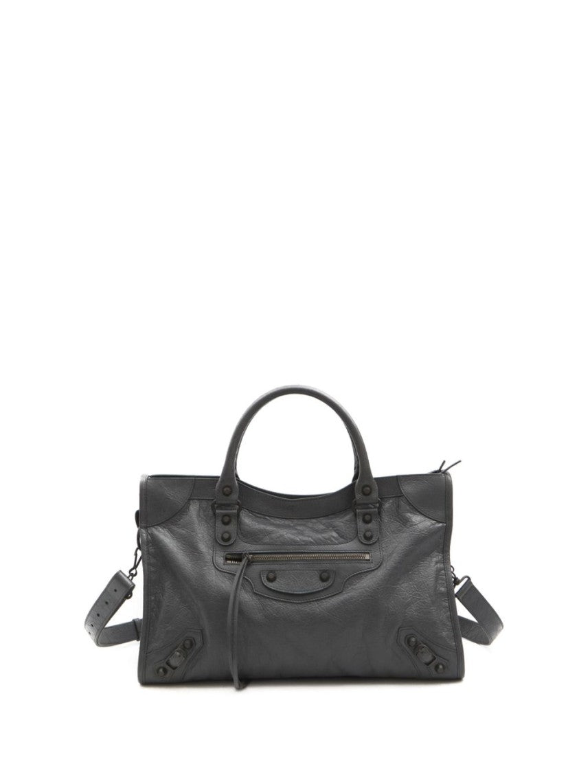 Balenciaga Rectangular Handbag In Soft Textured Leather