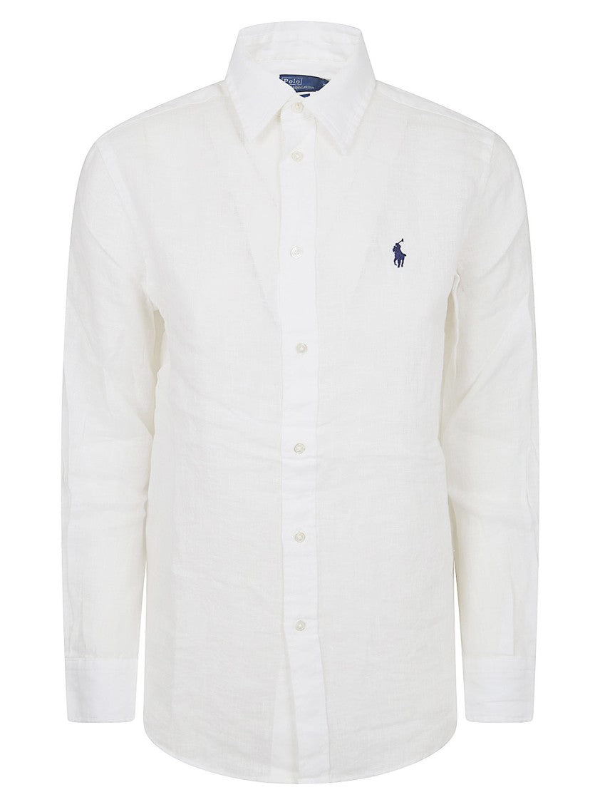 Polo Ralph Lauren Long-Sleeve Slim-Fit Cotton Shirt