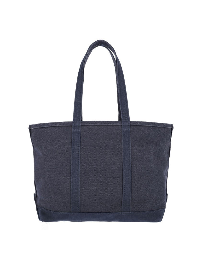 Polo Ralph Lauren Blue Canvas Big Pony Tote Bag