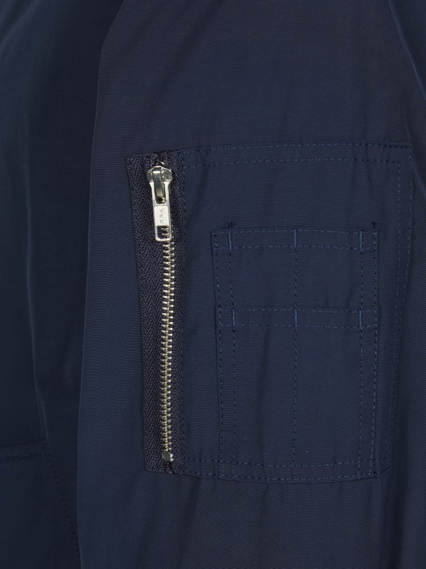 Department 5 Reversible Ribbed Trim Bomber Jacket