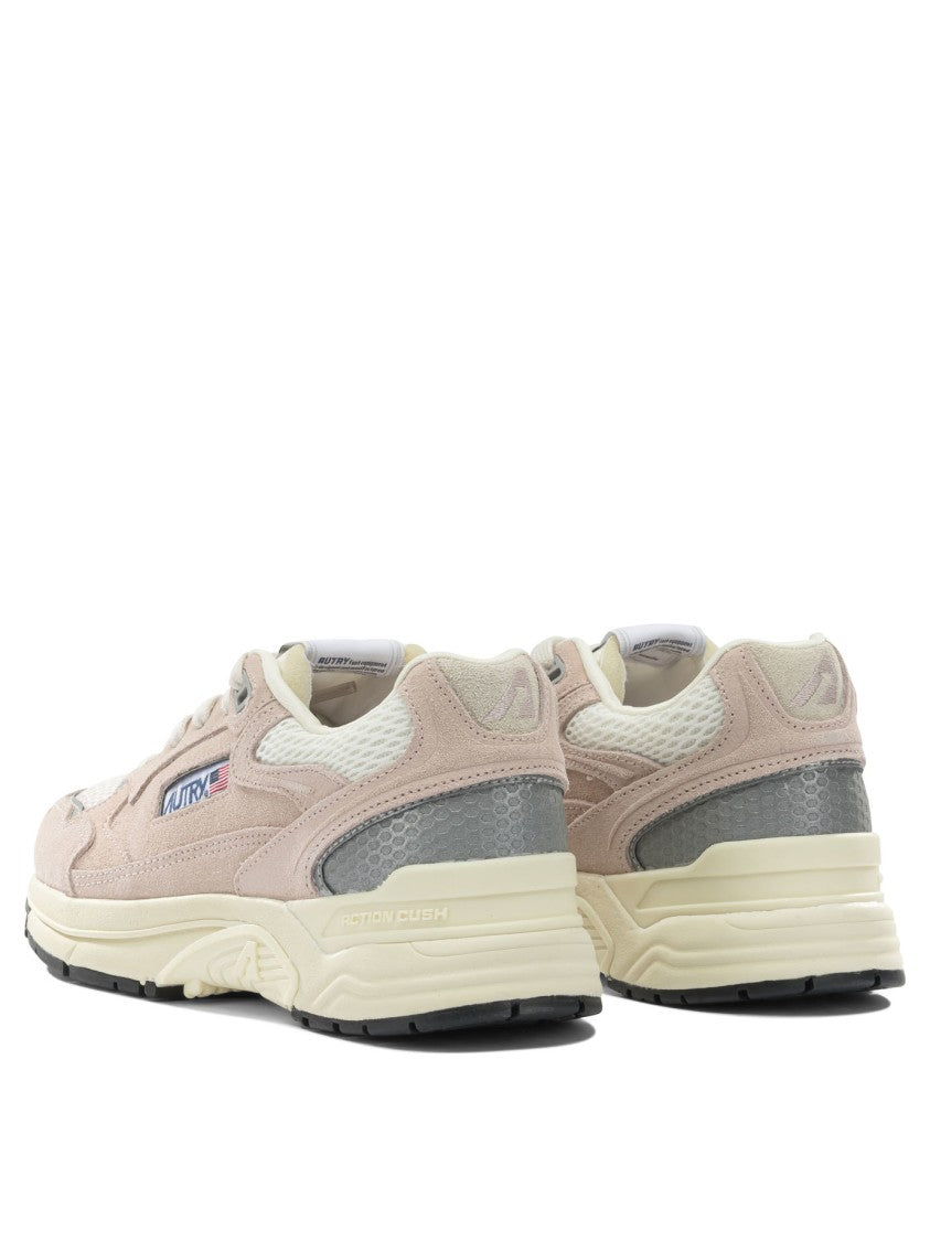 Autry Suede And Mesh Sneakers