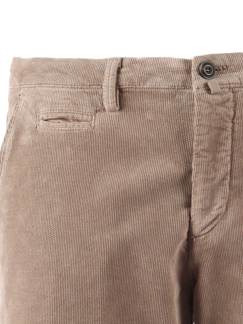 Briglia Slim Fit Casual Pants With Tapered Leg
