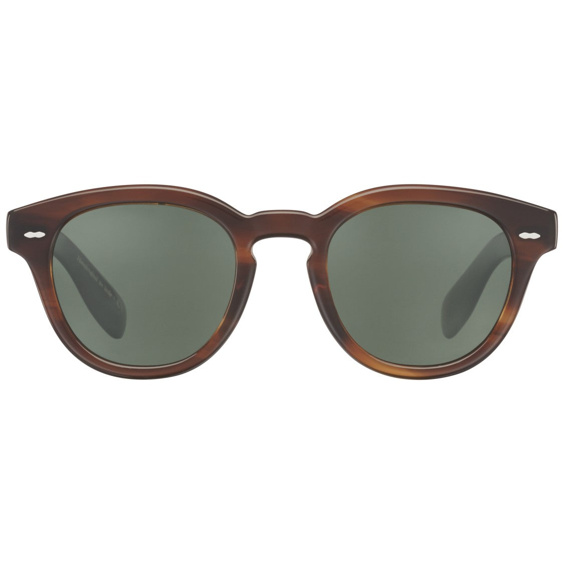 Oliver Peoples 0Ov5413su Round Tortoiseshell Acetate Sunglasses With Silver Accents