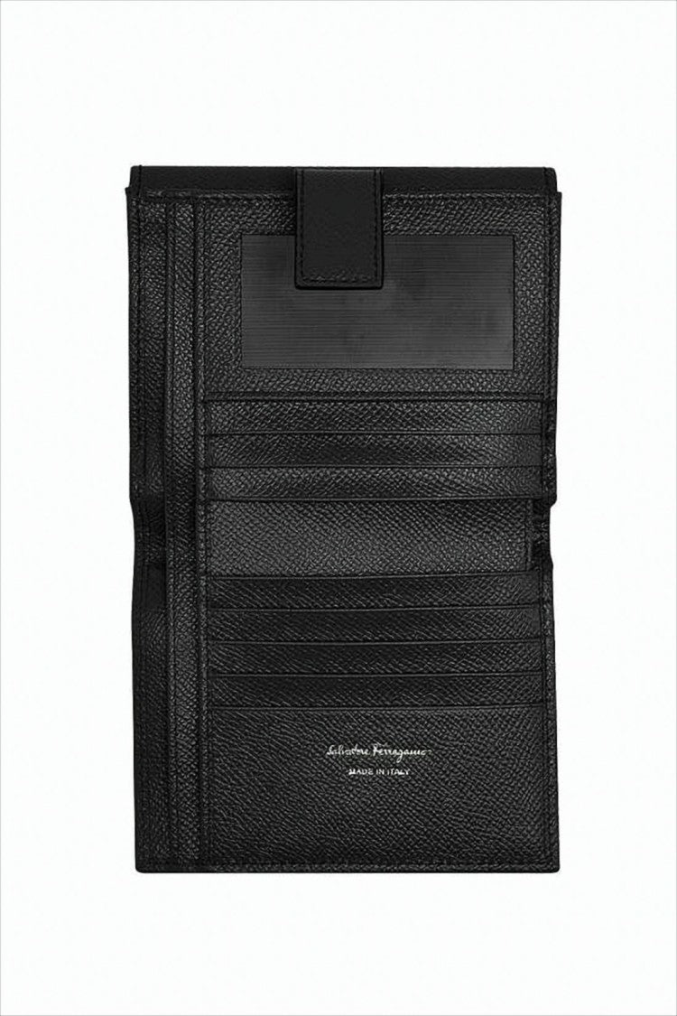 Salvatore Ferragamo Textured Calf Leather Wallet