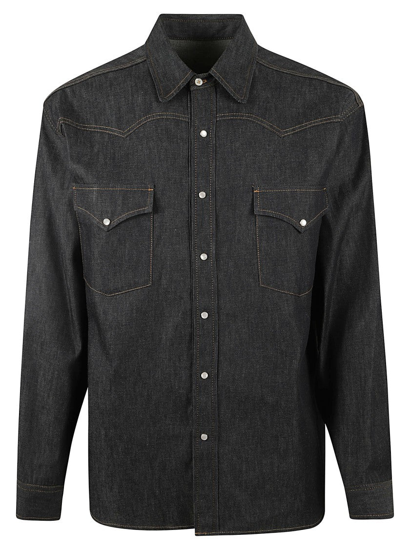 Maison Margiela Classic Western-Style Shirt With Structured Collar