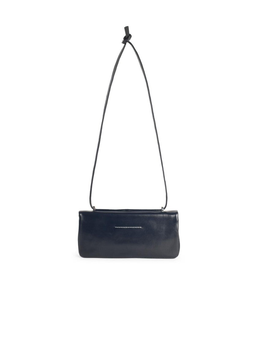 Mm6 By Maison Margiela Black Leather Bag