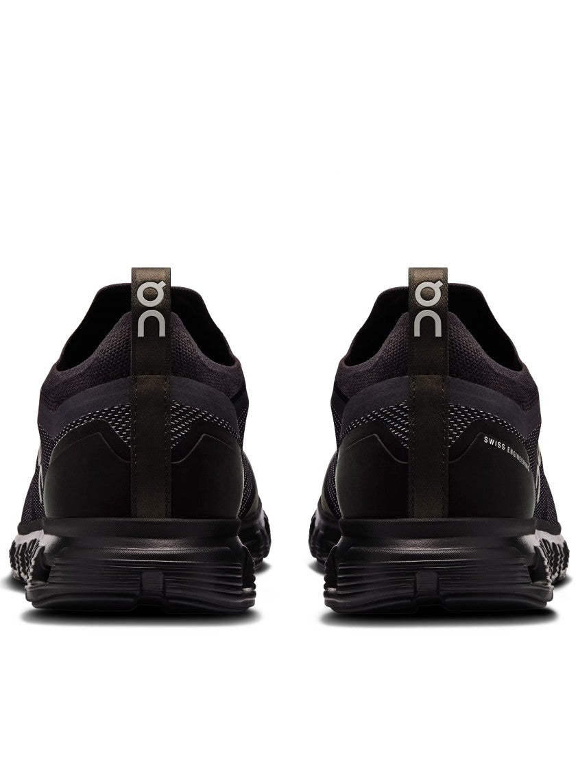 On Black Cloud 6 Versa Mesh Running Sneakers