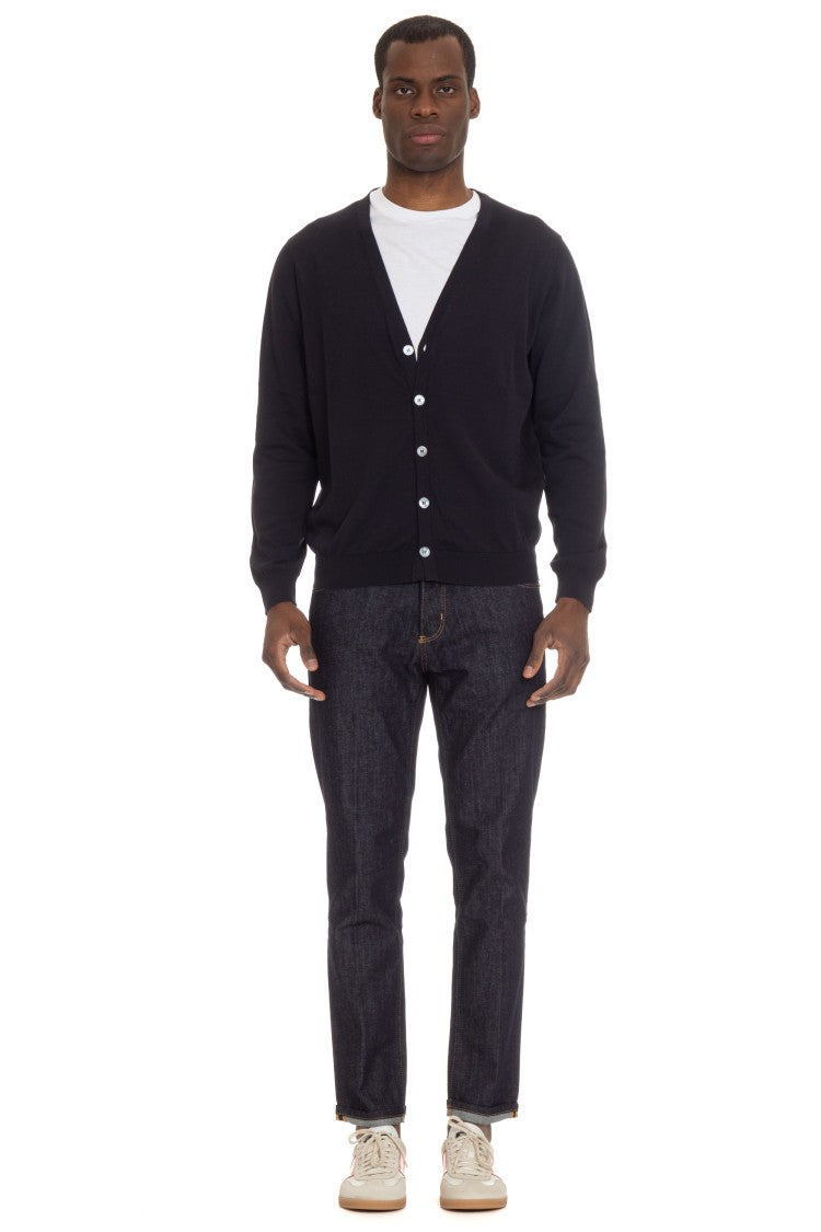 Drumohr Fine Cotton Cardigan