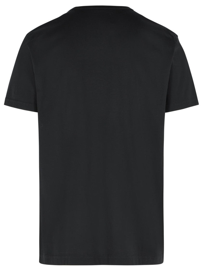 Dolce & Gabbana Black Cotton T-Shirt