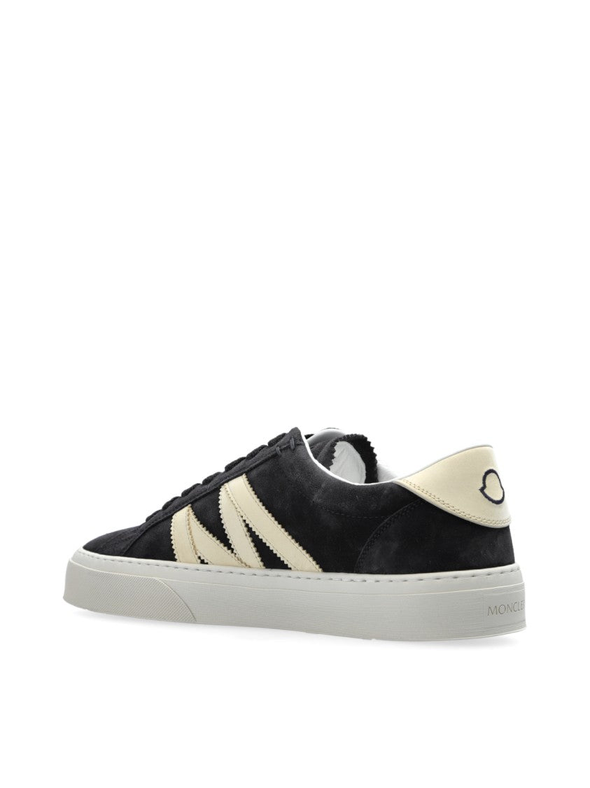 Moncler Monaco Logo Low-Top Sneakers