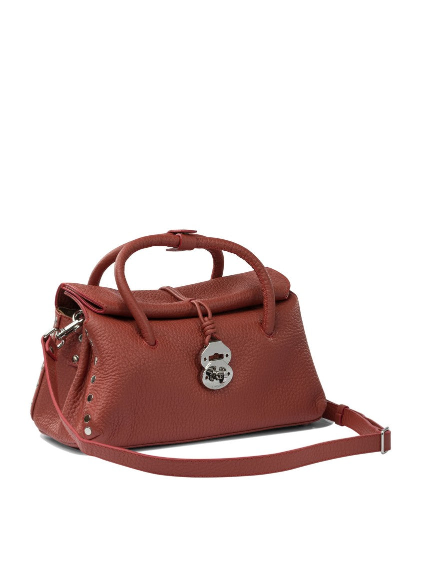 Zanellato Compact Structured Grained Leather Handbag