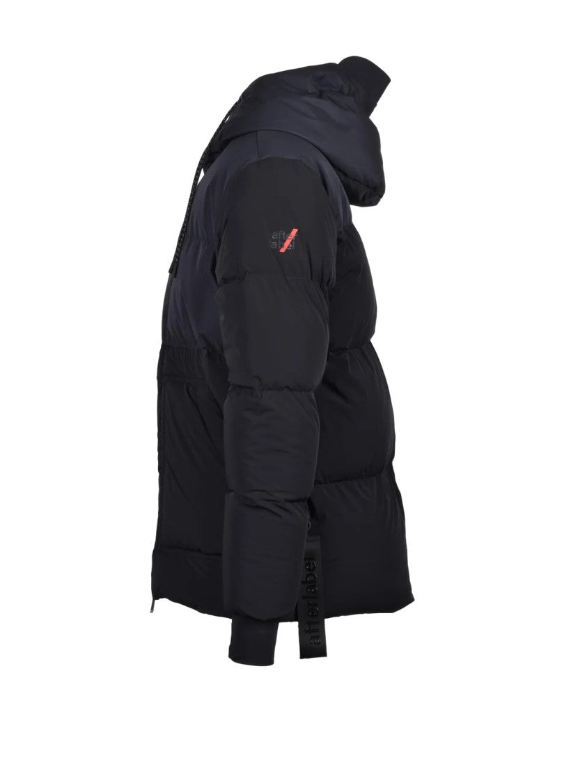 After Label Black Galena Technical Padded Polyester Down Jacket