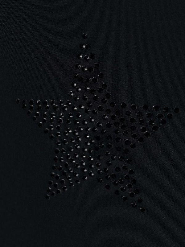 Stella Mccartney Deep V Neckline One-Piece Swimsuit With Crisscross Detail