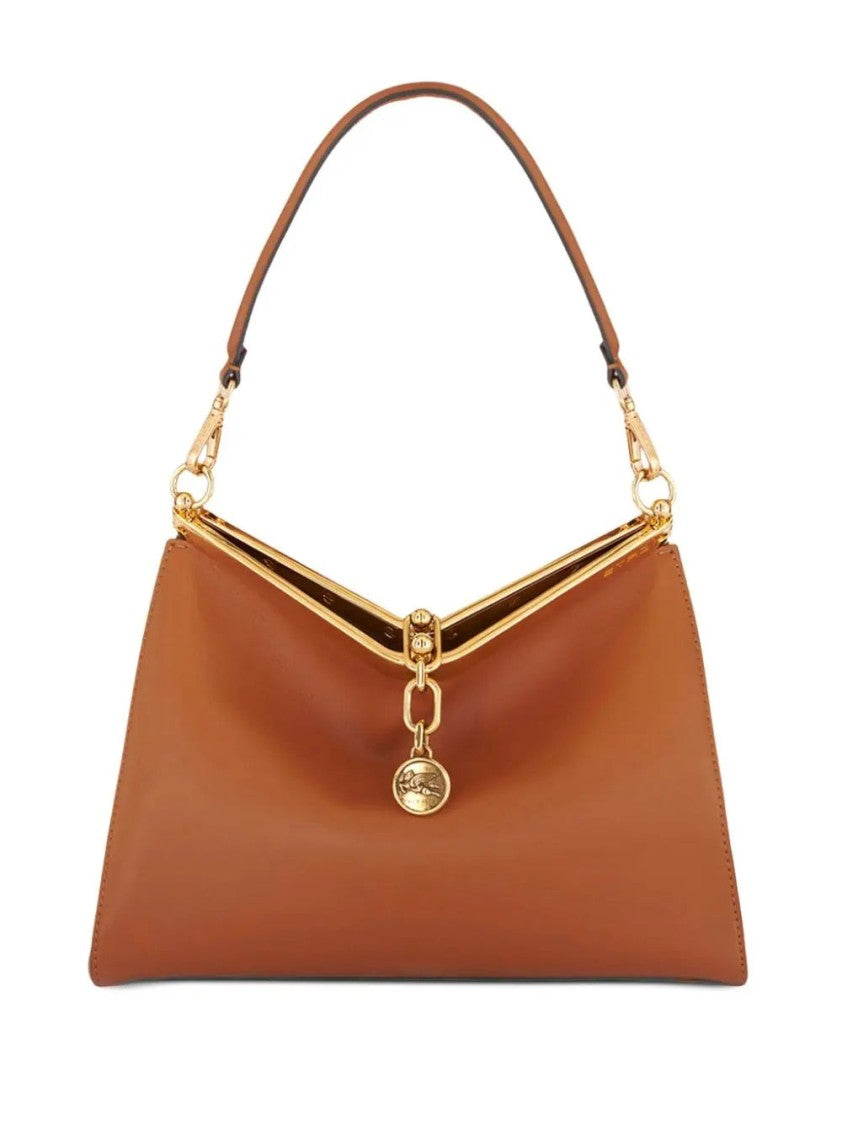 Etro Structured Leather Clutch Bag