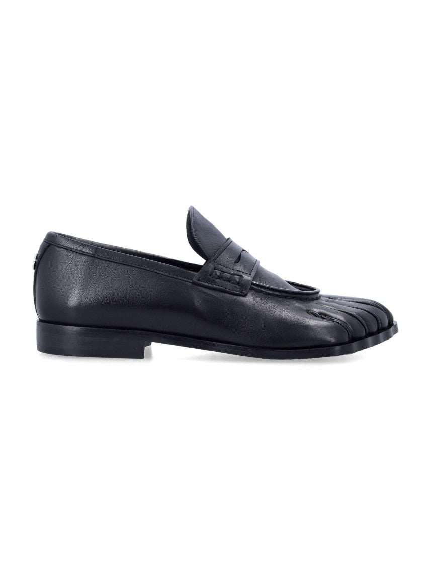 Coperni Black 5 Toe Leather Loafers