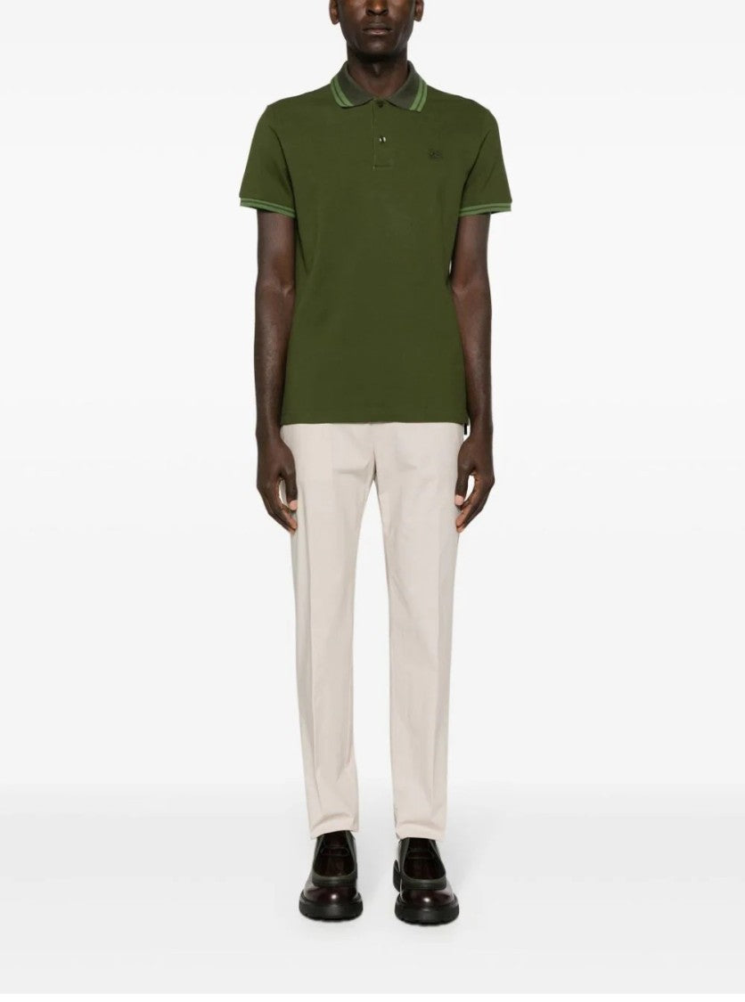 Etro Tailored Jogger Pants With Button Accents