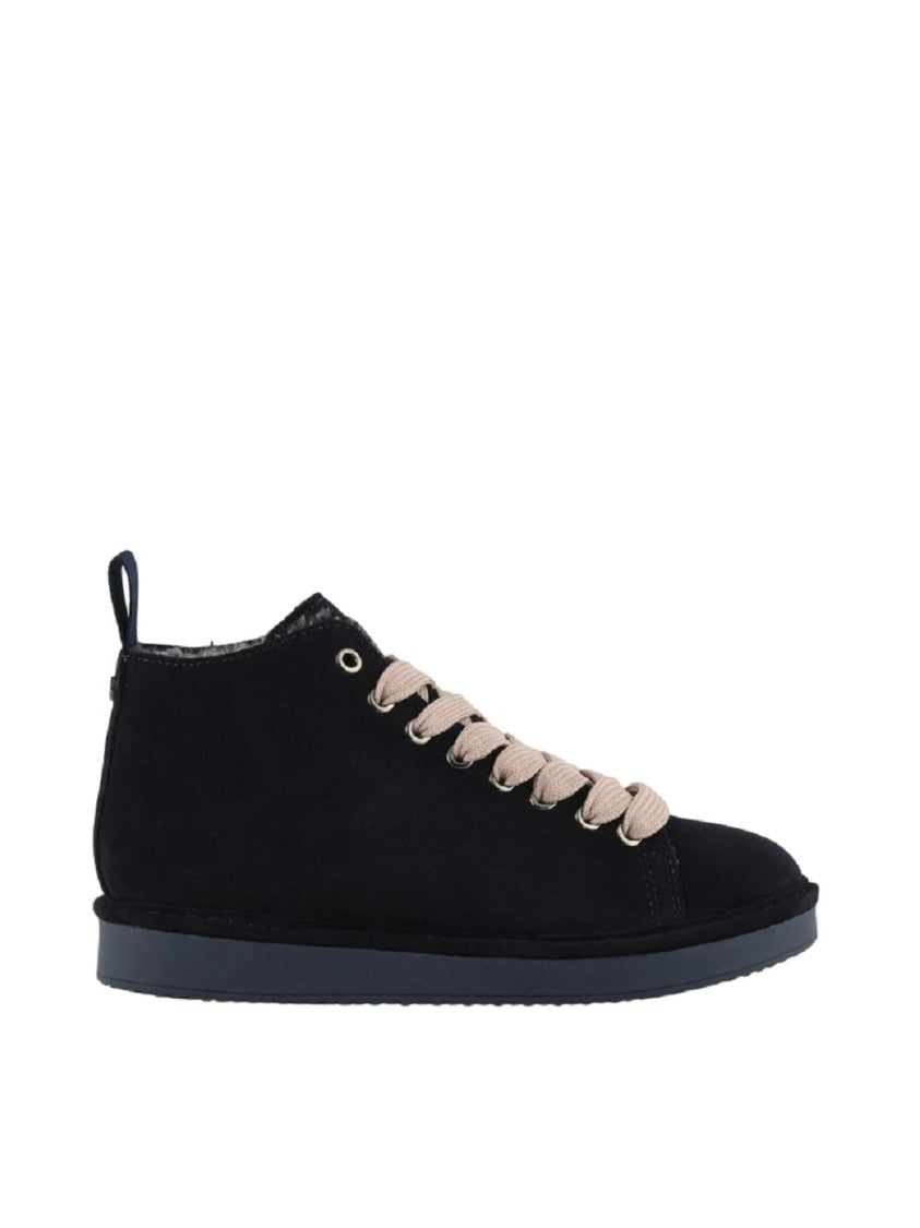 Panchic High-Top Sneakers With Leather Finish And Design