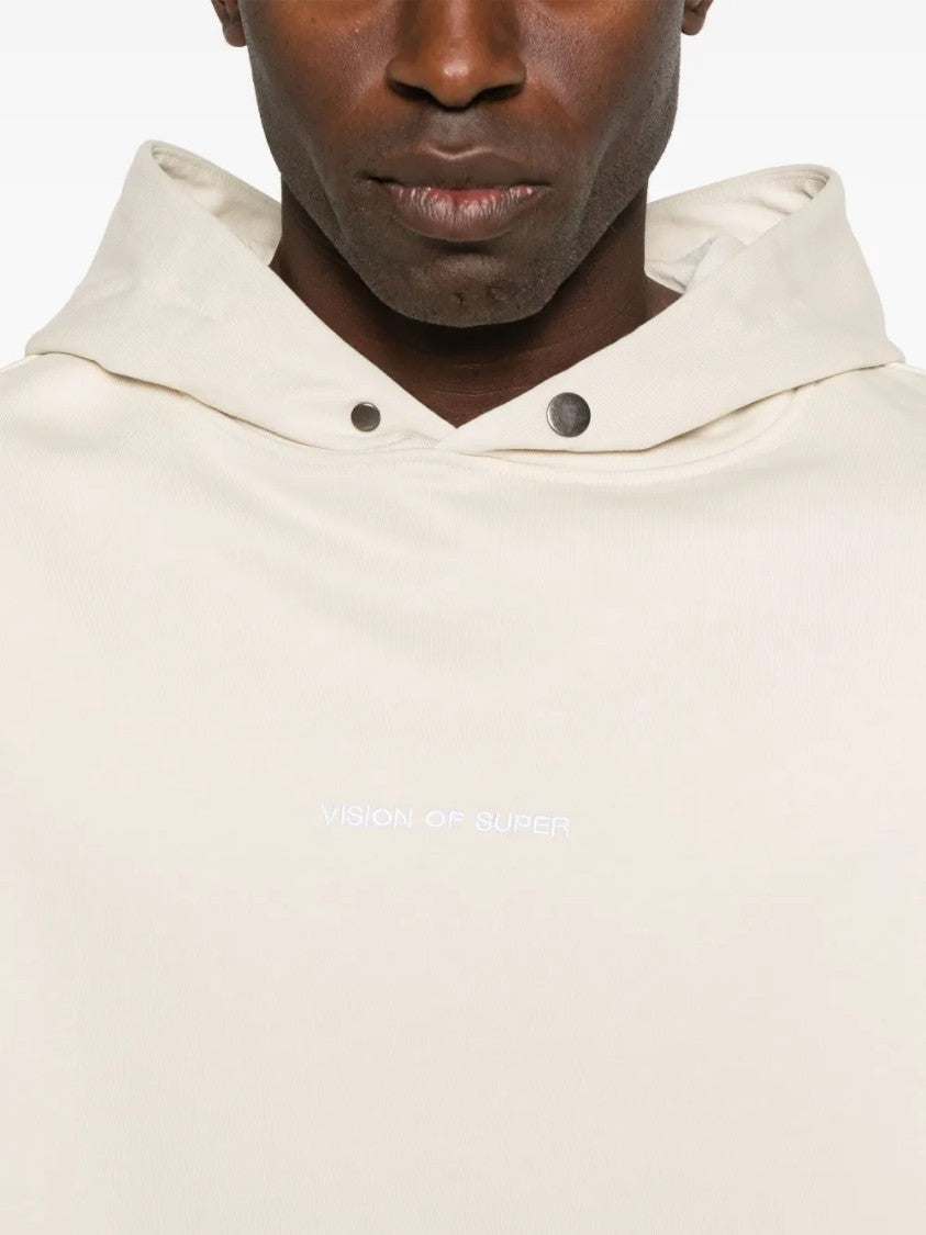 Vision Of Super Classic Pullover Sweatshirt With Ribbed Details