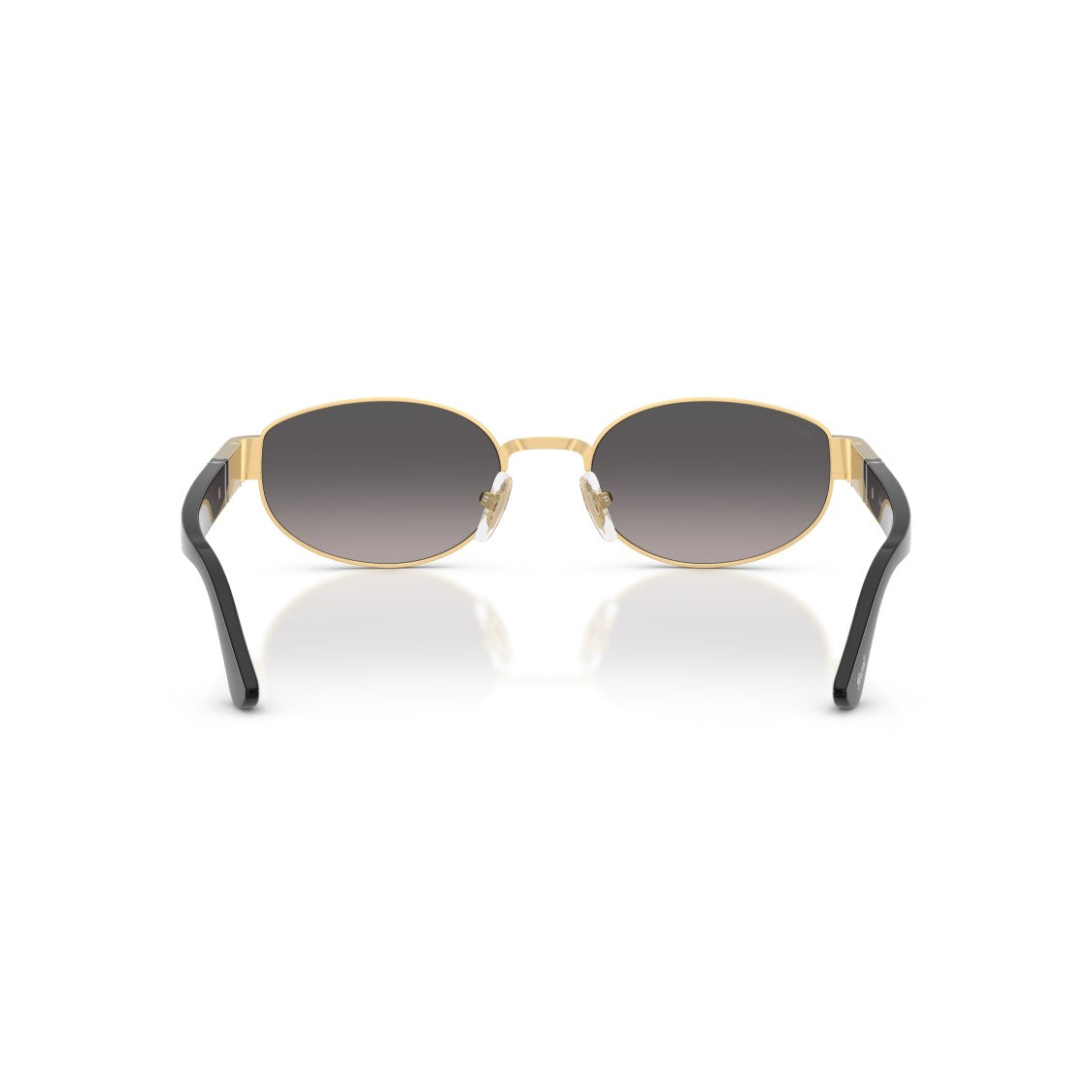 Persol Oval-Shaped Metal Frame Sunglasses With Gradient Lenses