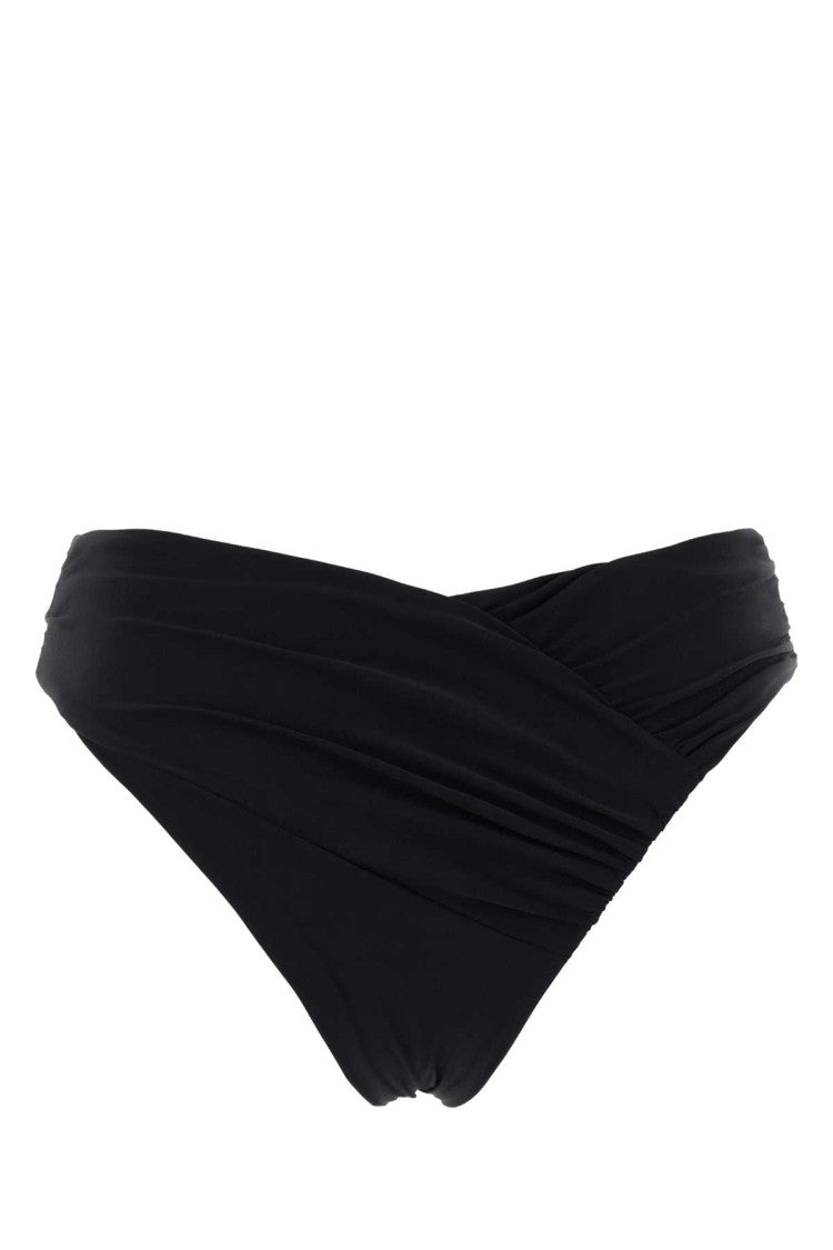 Magda Butrym Black Stretch Nylon Bikini Bottom